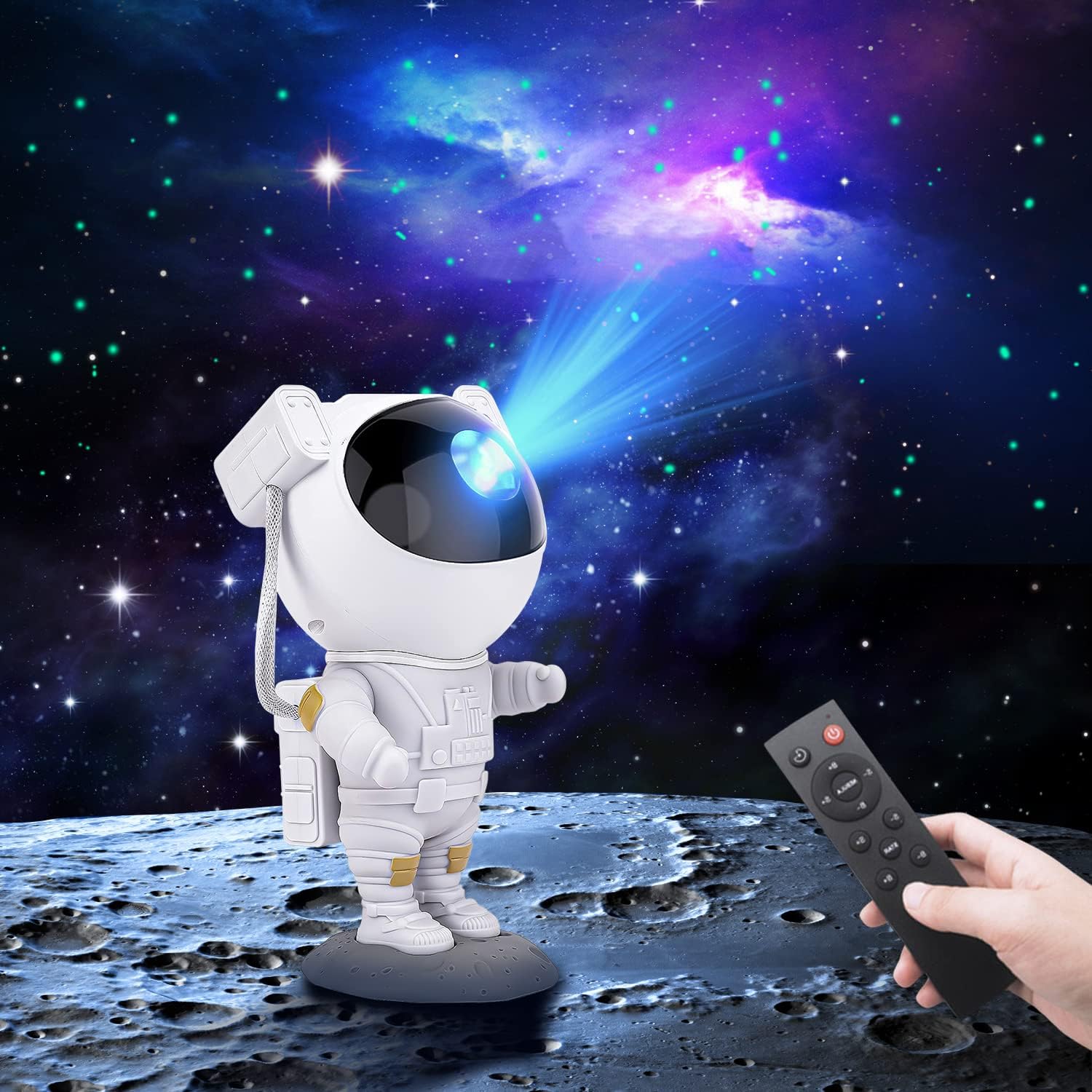 Proyector Astronauta Grande Con Bafle Bt